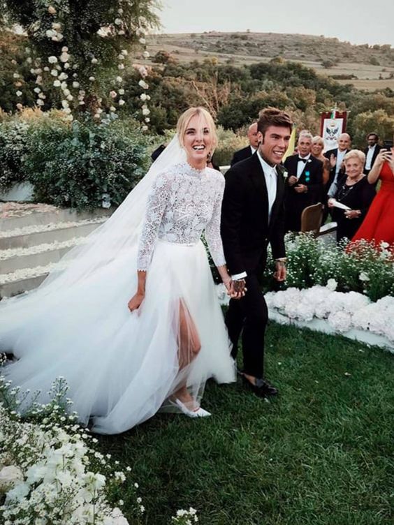 Chiara Ferragni, el día de su boda. (Instagram/@chiaraferragni)