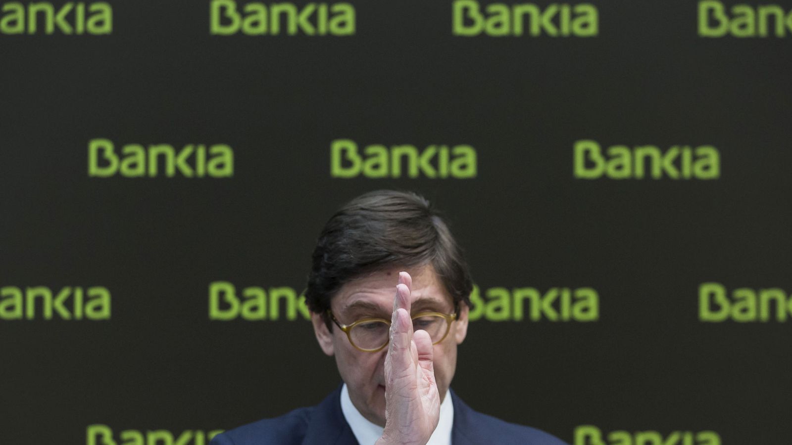 Foto: El presidente de Bankia, José Ignacio Goirigolzarri, durante la presentación de los resultados. (EFE)