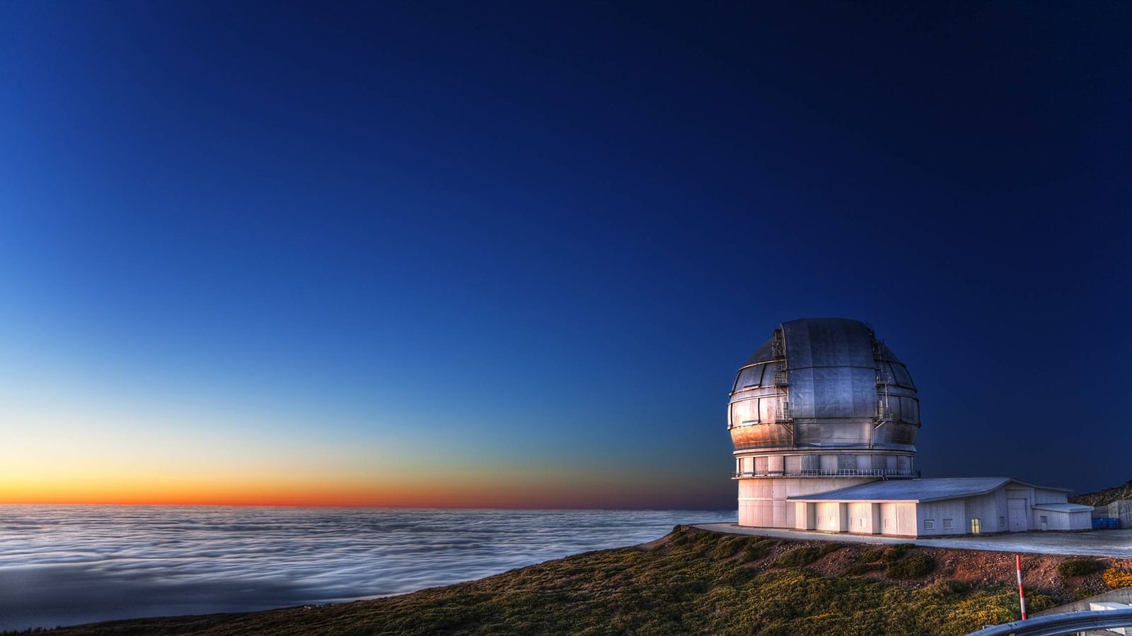 Foto: Imagen del Gran Telescopio de Canarias