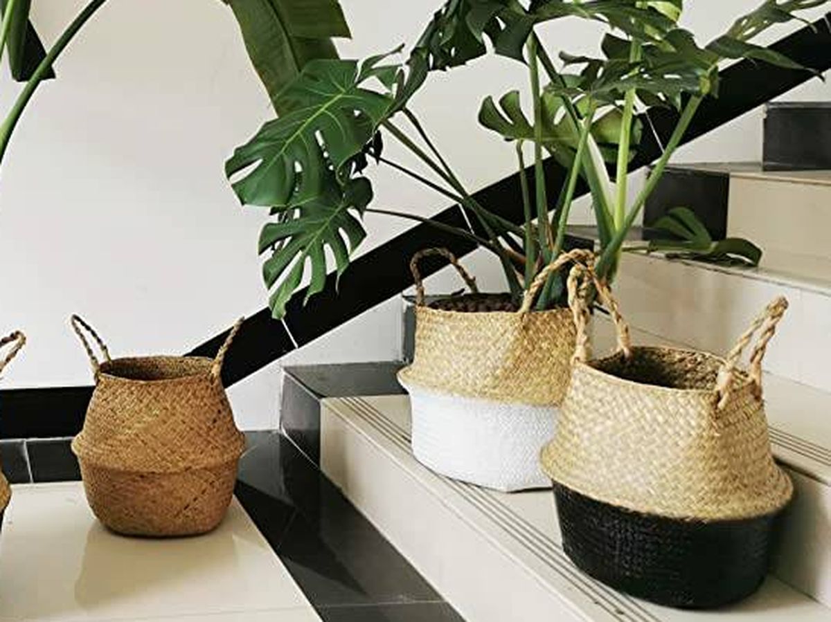 Cómo utilizar las cestas como decoración en el hogar