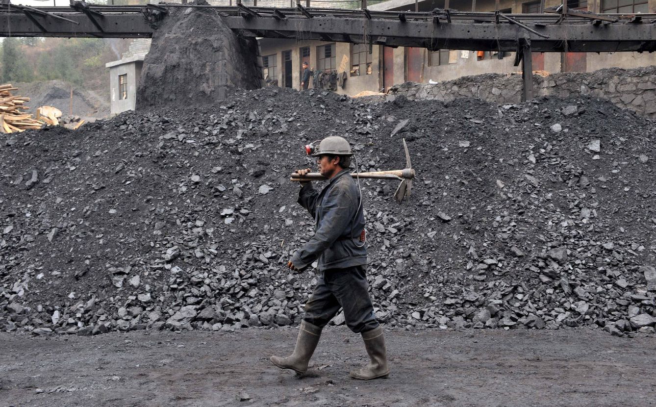 Mina de carbón en China. (EFE)