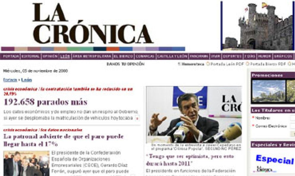 Foto: La Crónica de León, antiguo aliado de El Mundo, se pone en manos de Vocento