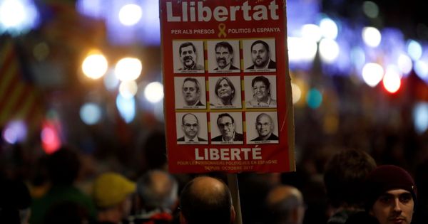 Foto: Manifestación unitaria del independentismo. (EFE)