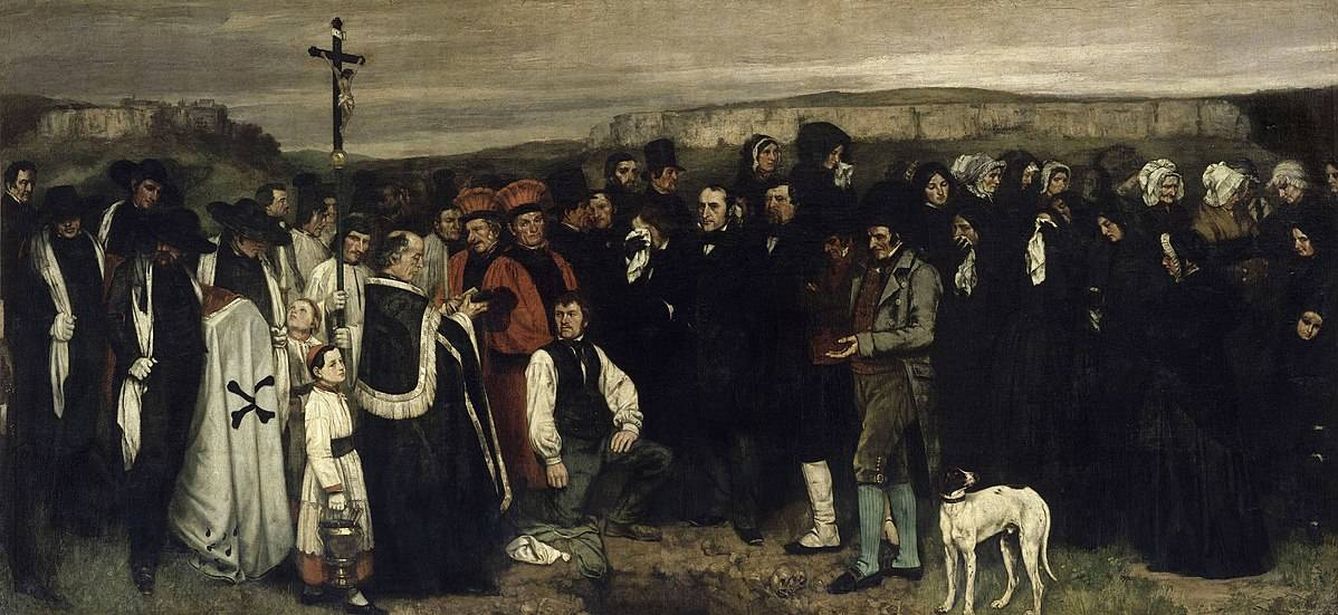 Gustave Courbet - 'Entierro en Ornans' (1849)