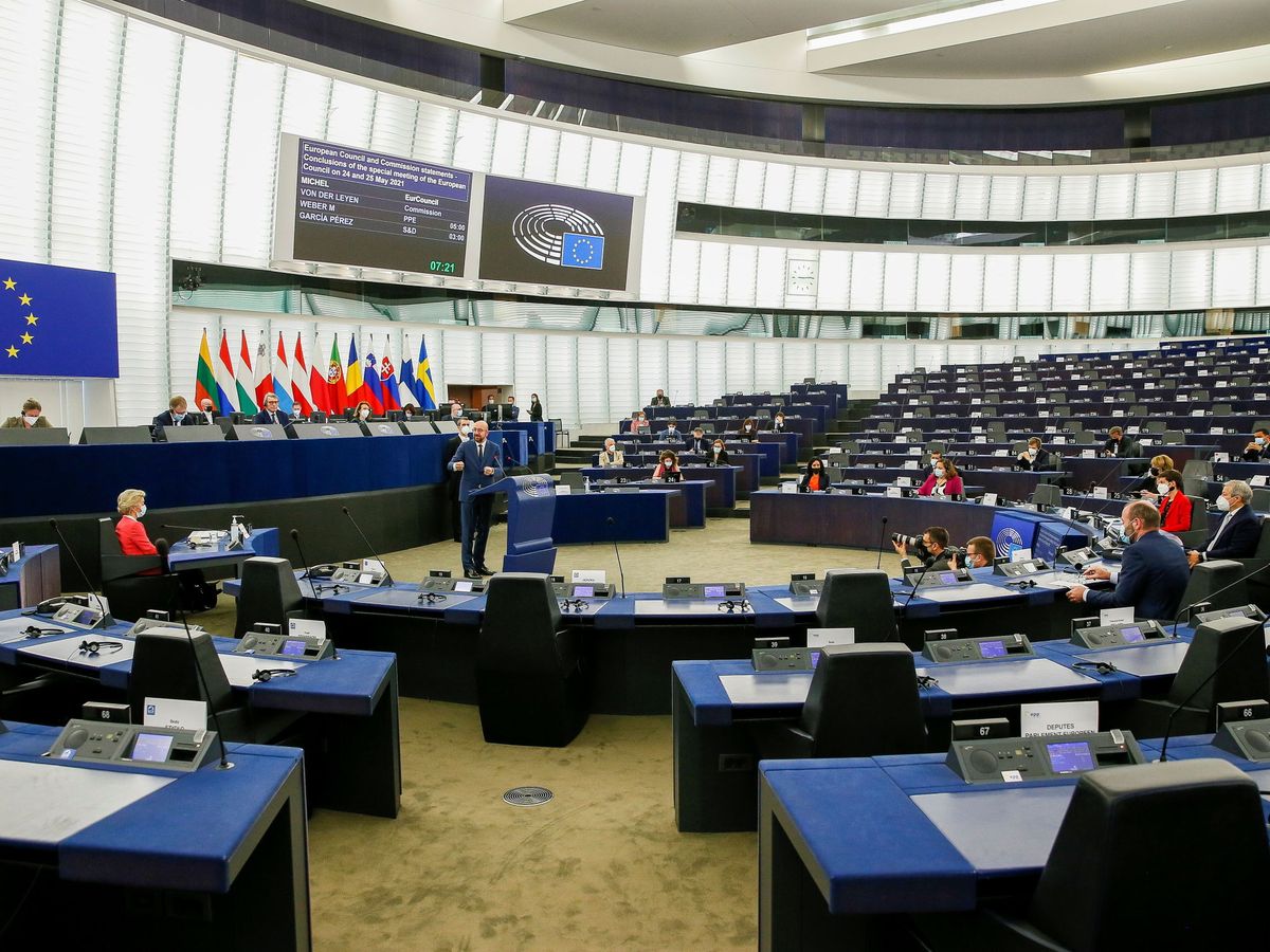Foto: Sesión plenaria del Parlamento Europeo en Estrasburgo. (Reuters)
