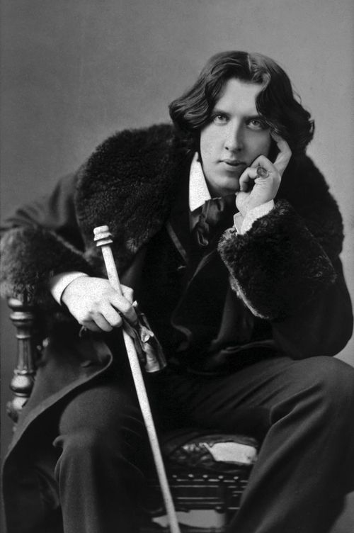 Retrato de Oscar Wilde. 