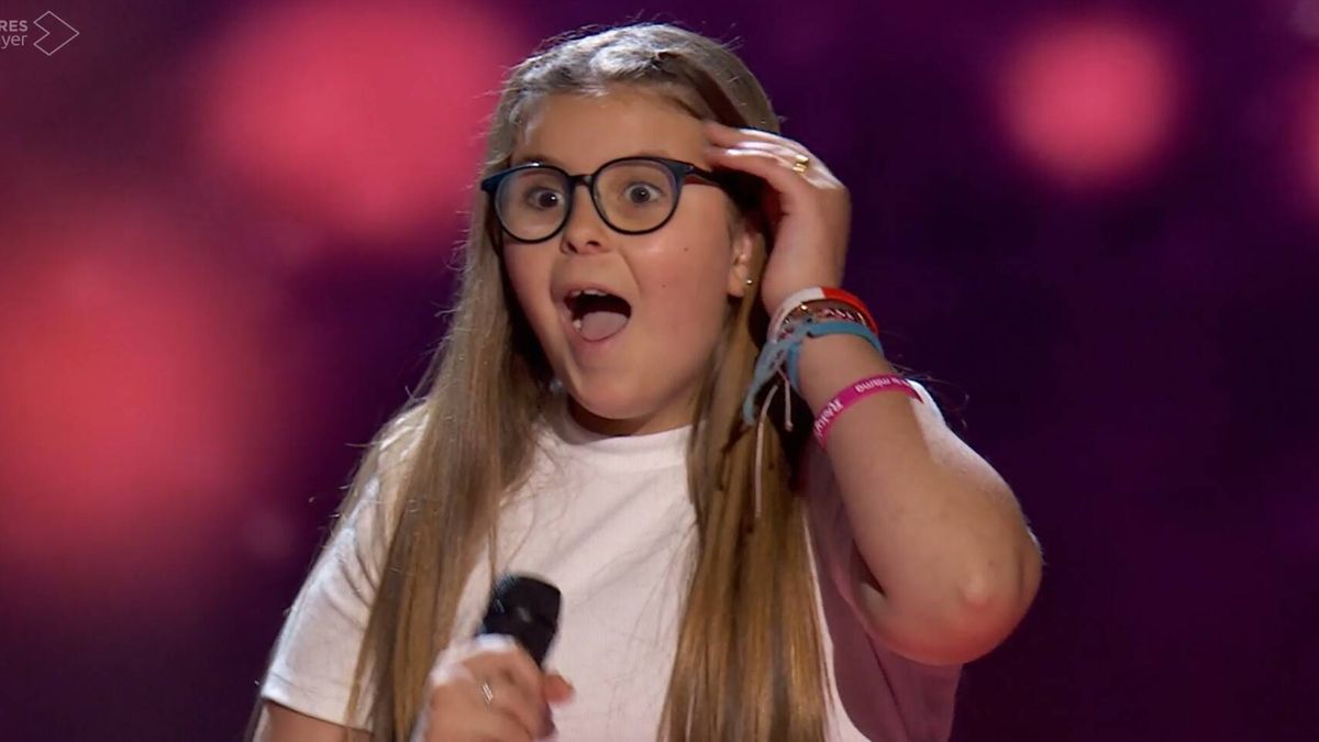 Sorpresón mayúsculo de una niña que tuvo que cantar con problemas de voz en 'La Voz Kids'