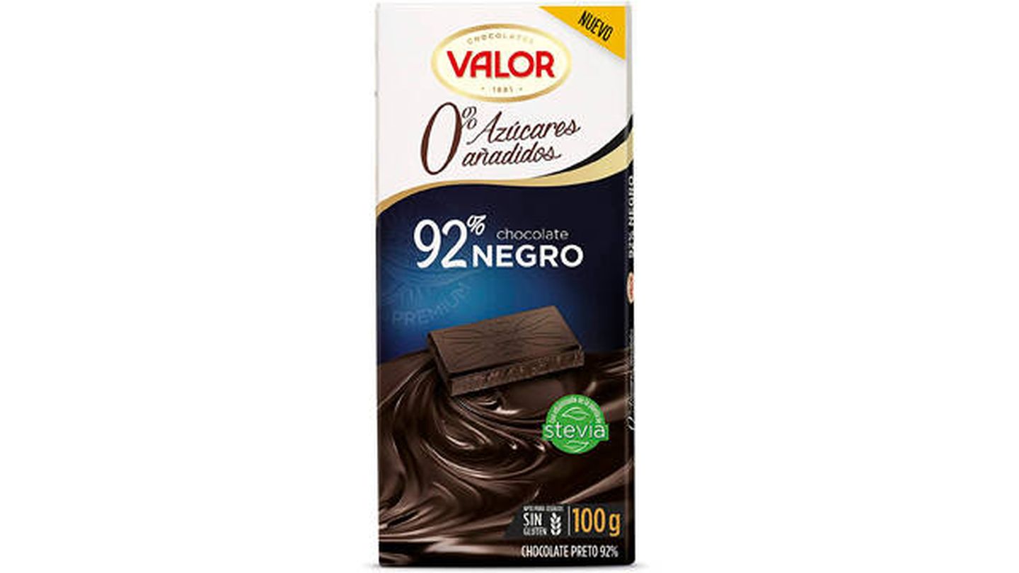 Chocolate Valor con 92 % de pureza
