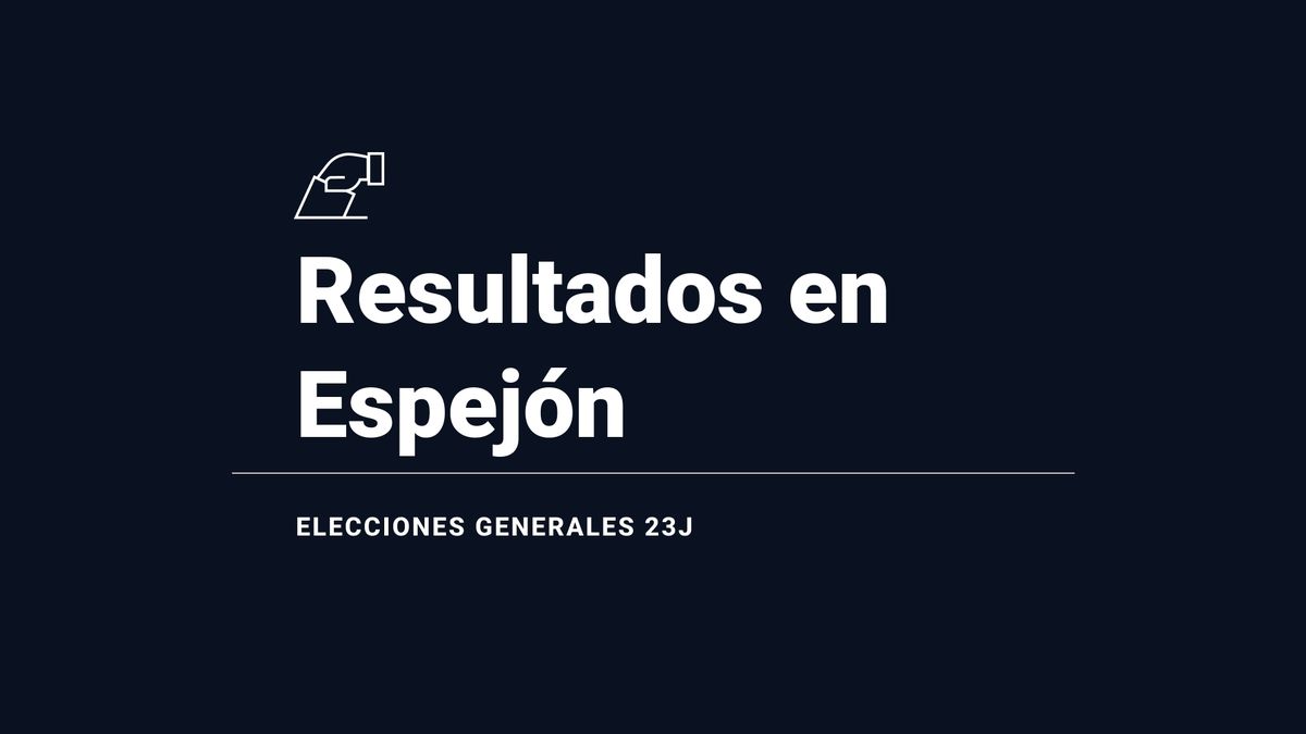 Resultados y ganador en Espejón de las elecciones 23J: el PP, primera fuerza; seguido de del PSOE y de VOX