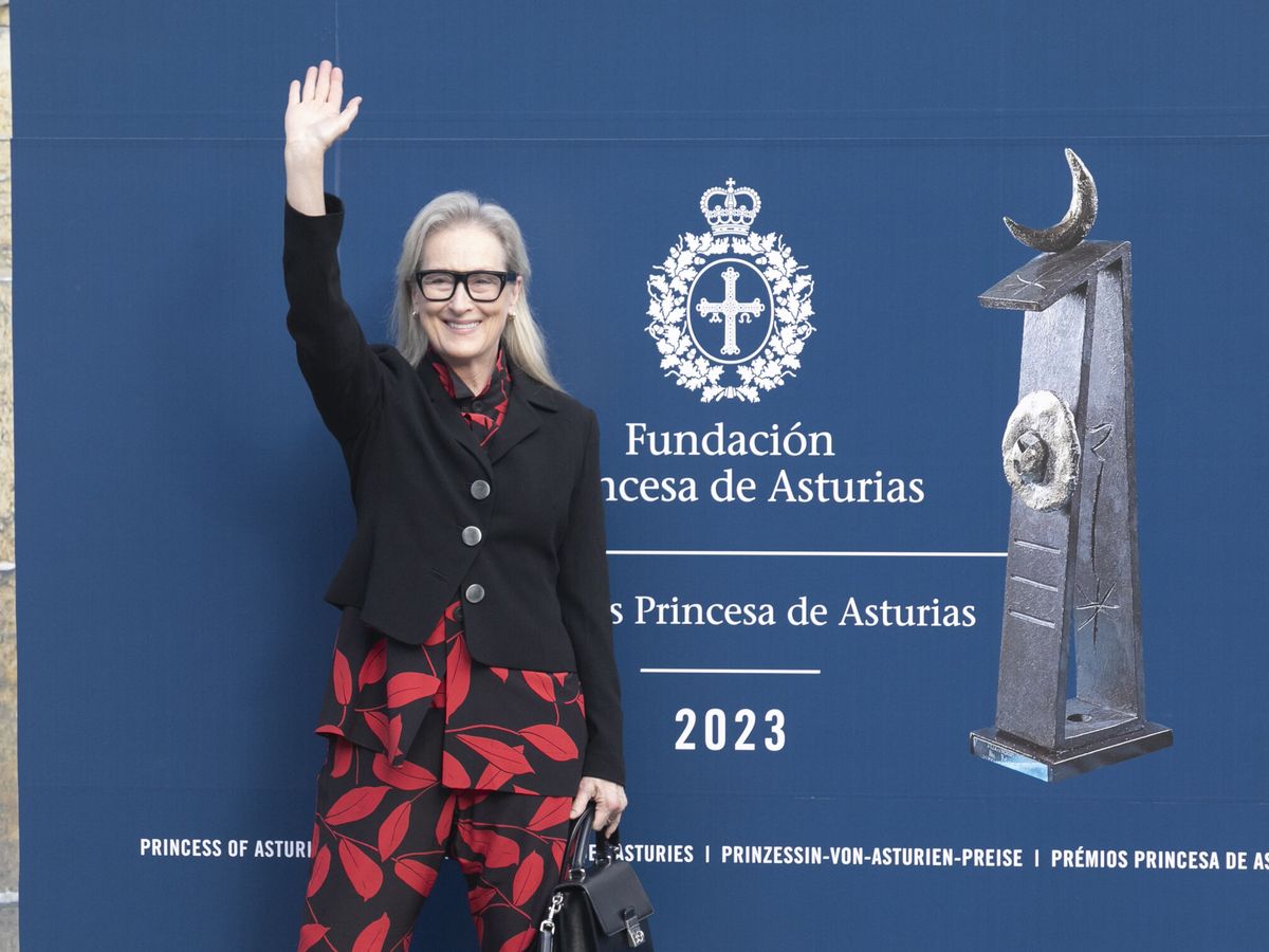 Foto: La actriz Meryl Streep durante su recibimiento oficial. (Europa Press/Jorge Peteiro)