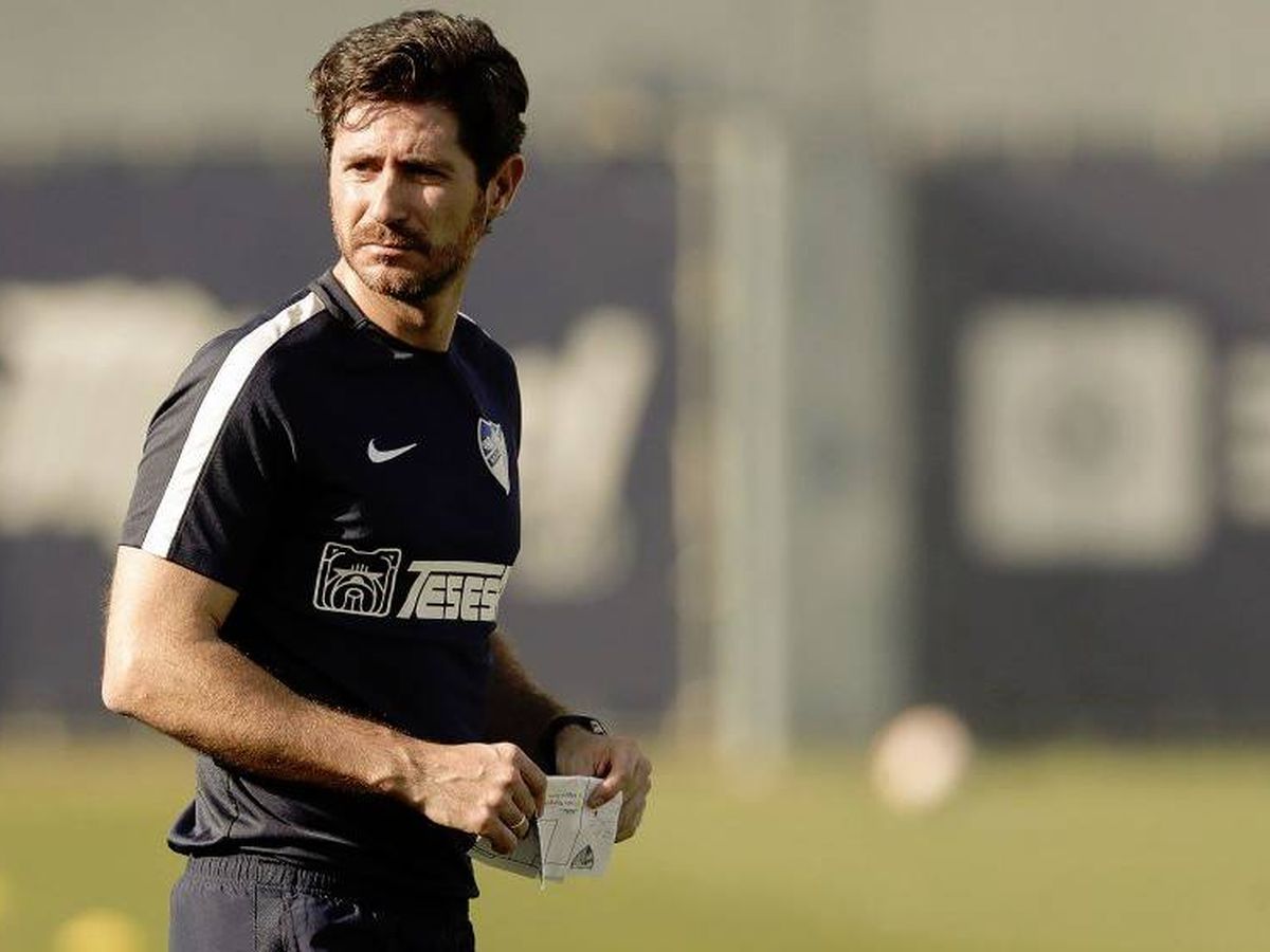 Foto: Víctor Sánchez del Amo, ya ex entrenador del Málaga CF (EFE).