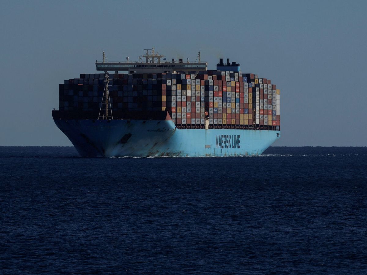 Foto: Un barco de Maersk. (Reuters/Jon Nazca)