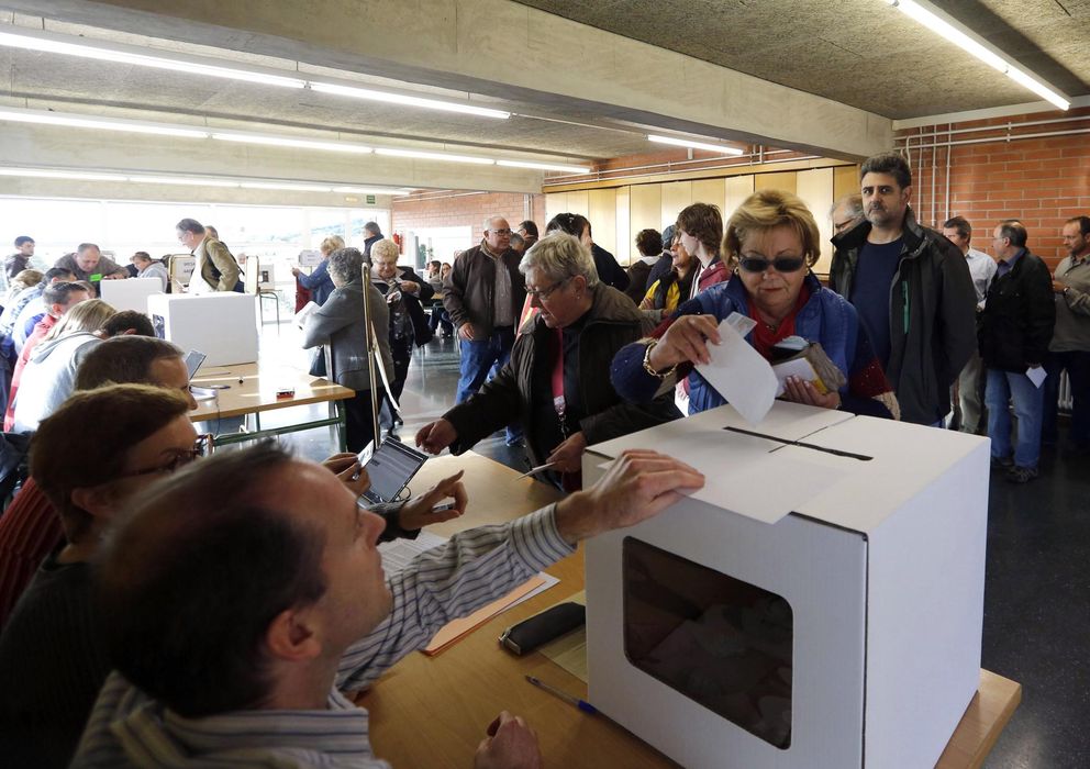 Foto: Centro de votación en Vilassar de Dalt, cerca de Barcelona. (Reuters)