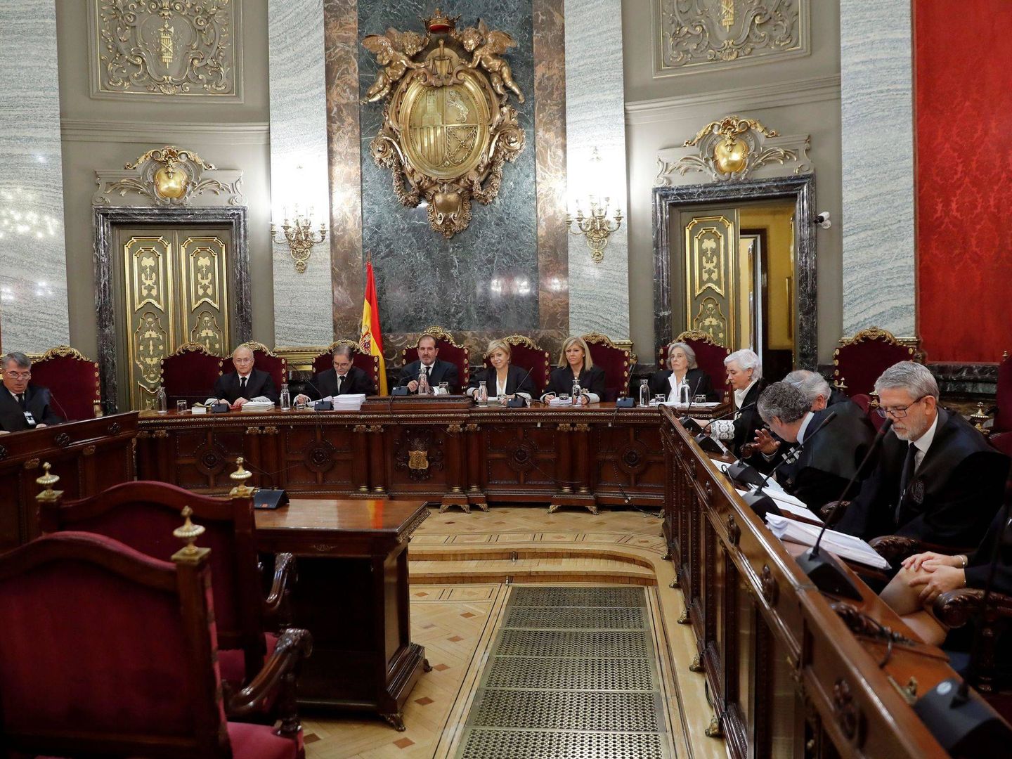 Tribunal Supremo delibera sobre los recursos de La Manada. (EFE)