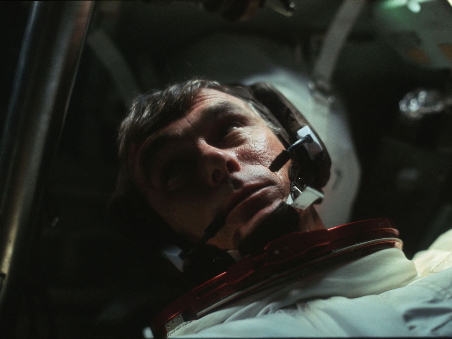 El comandante Gene Cernan durante la misión Apolo 17. (Reuters)