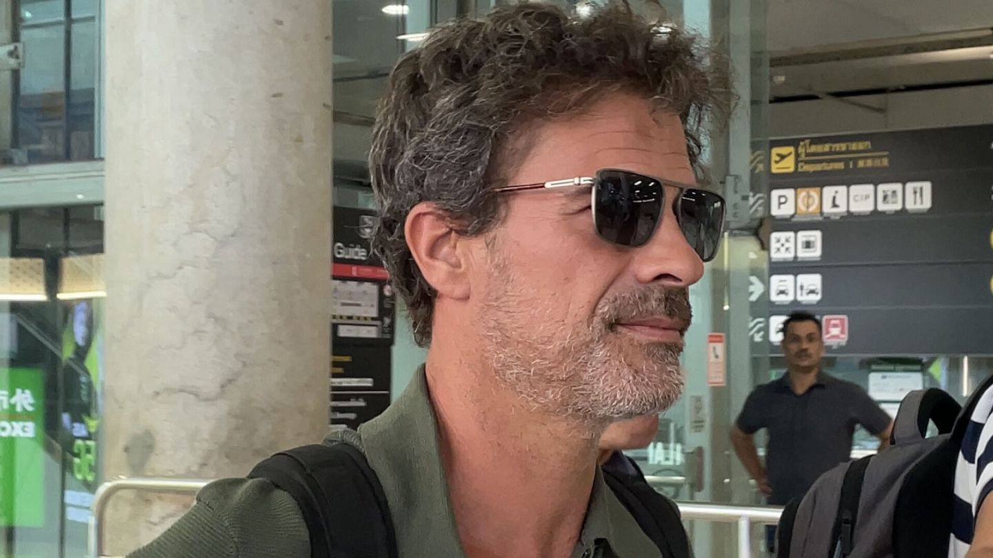 El actor Rodolfo Sancho, a su llegada a Bangkok. (EFE/Concepción Domínguez)