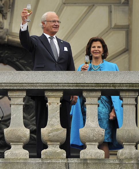 El rey Carlos Gustavo en la celebración de sus 40 años en el trono (Gtres)