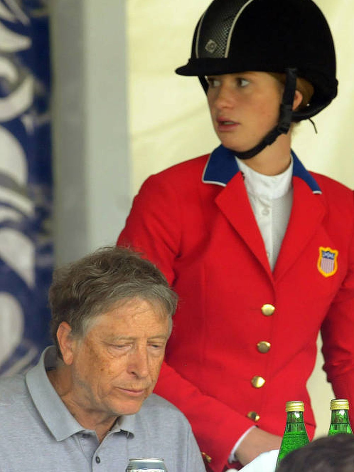 Bill Gates, junto a su hija Jennifer. (EFE)