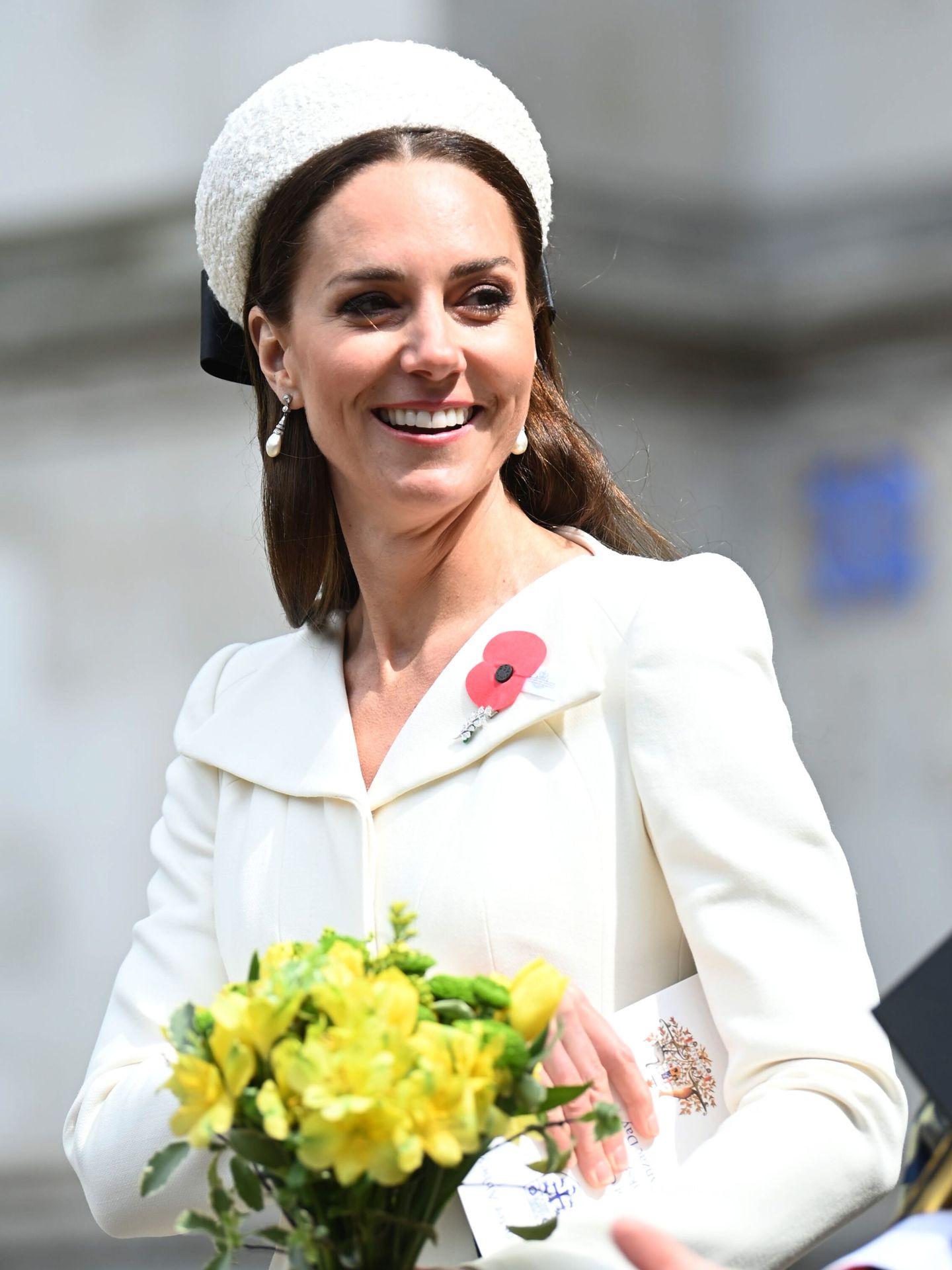 Kate Middleton, en la celebración del Anzac Day. (EFE/Neil Hall)
