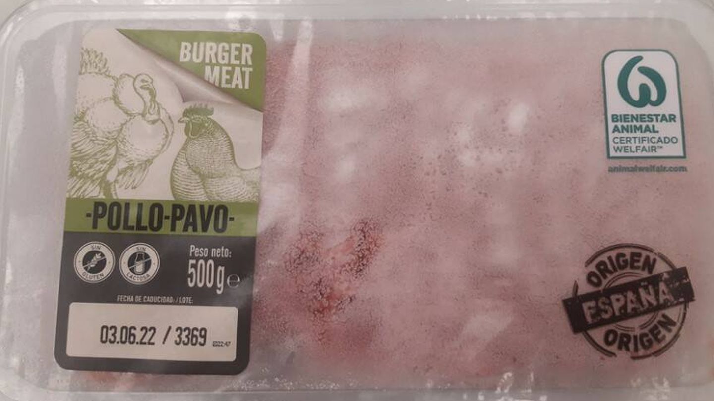 Producto 'Burguer meat' de Lidl retirado. (Fuente: Aesan)