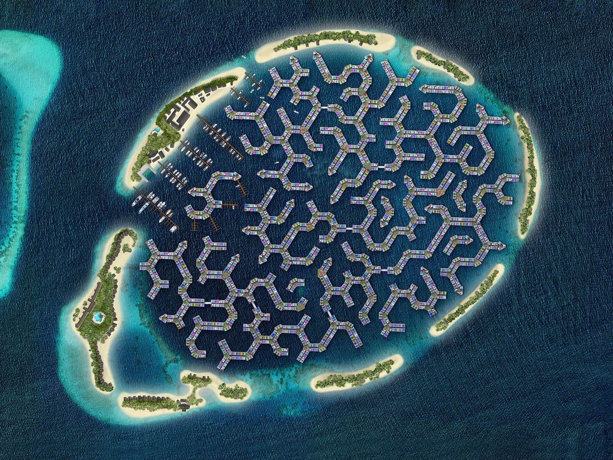 Foto: La primera ciudad flotante del mundo. (MALDIVES FLOATING CITY)