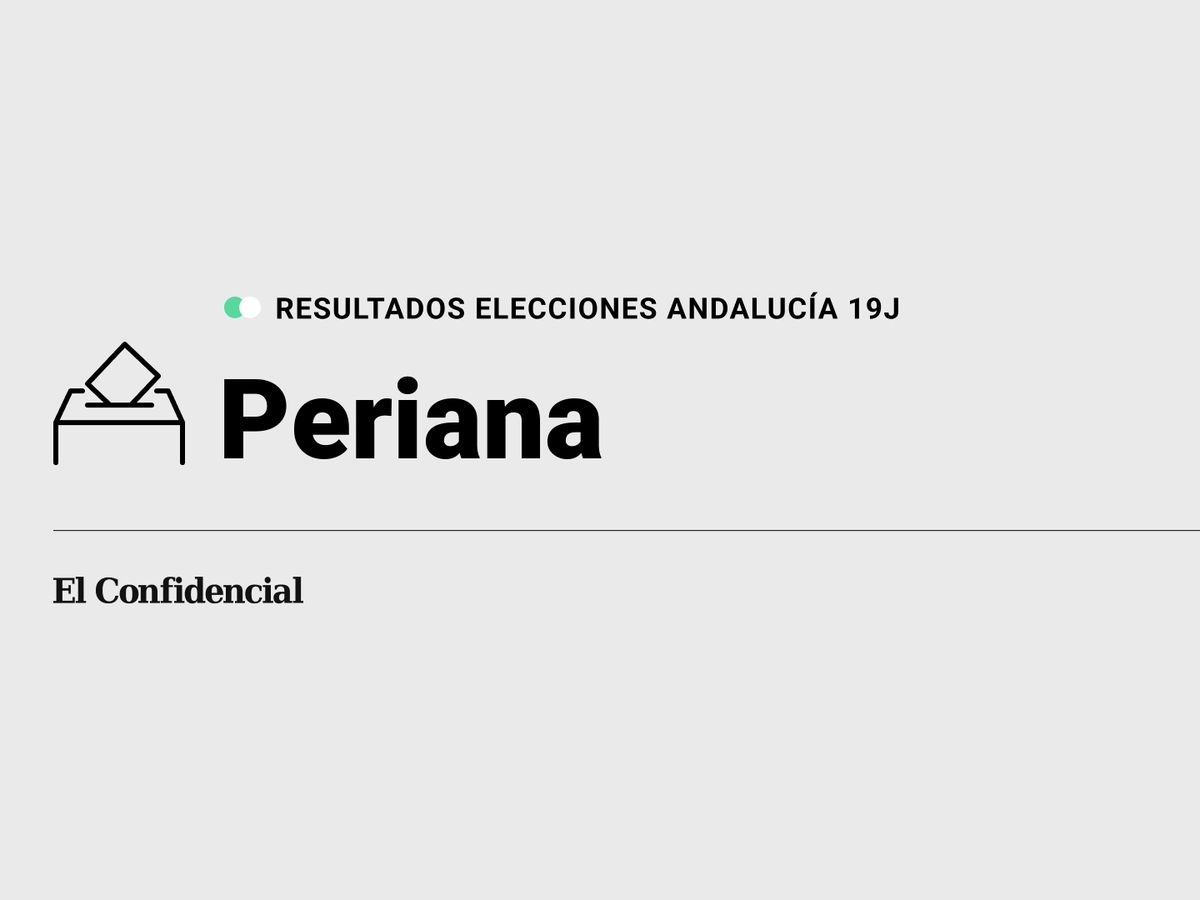 Foto: Resultados en Periana, Málaga, de las elecciones de Andalucía 2022 este 19-J (C.C./Diseño EC)