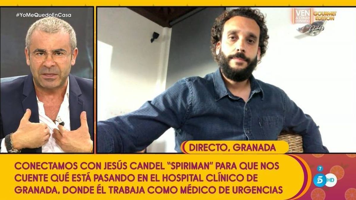 Día 15. Jesús 'Spiriman' Candel: el médico 'estrella' del coronavirus vende crecepelos