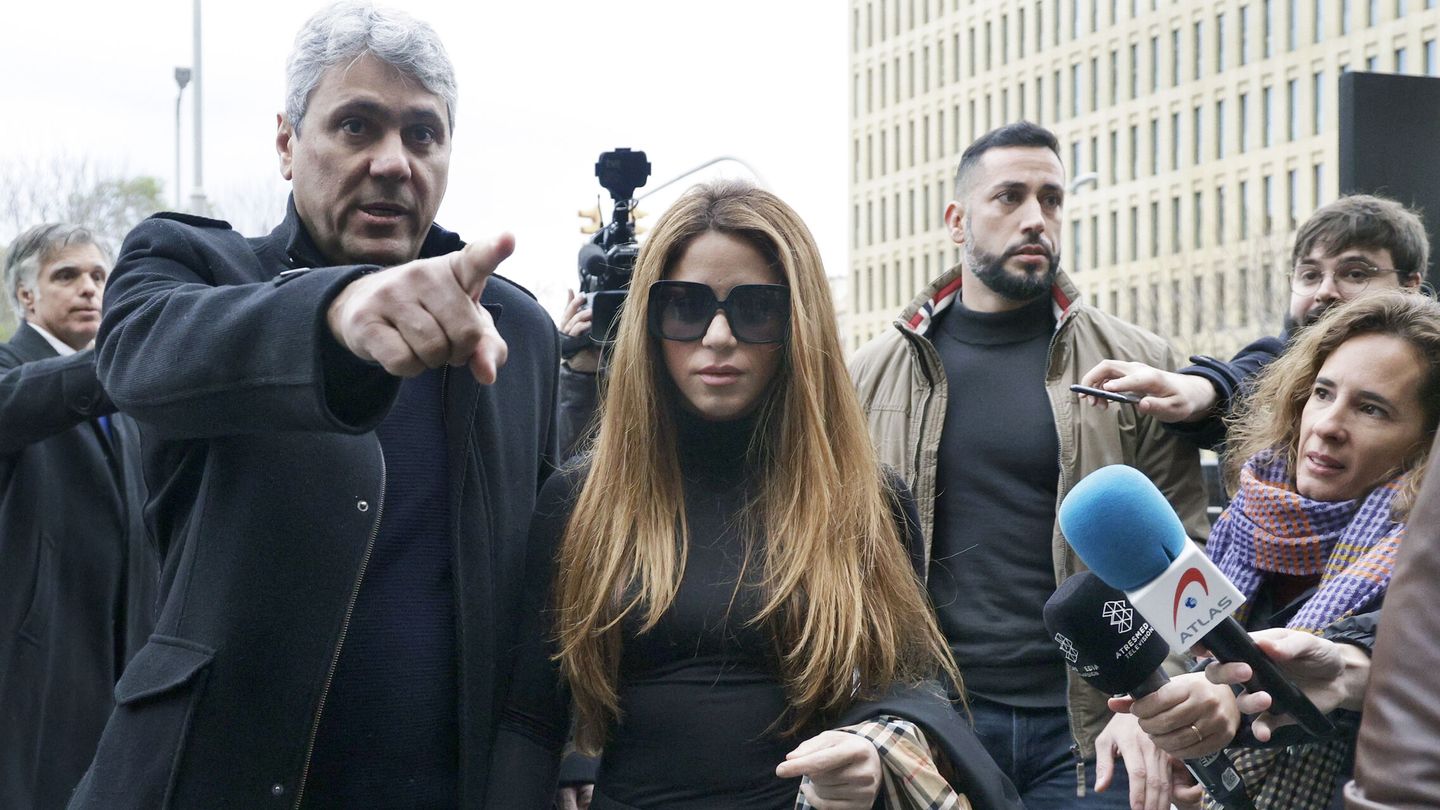 Shakira acude al juzgado de primera instancia de Barcelona en diciembre 2022. (EFE/Quique García)