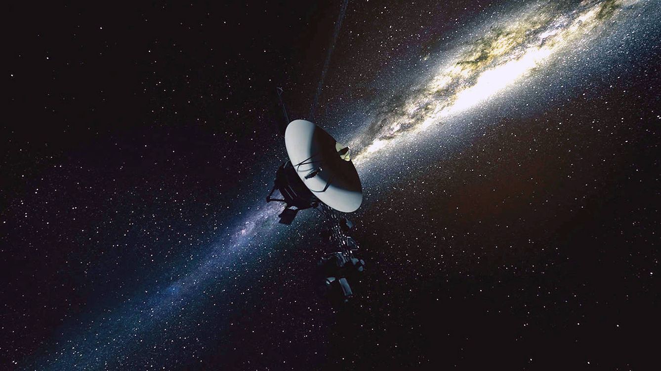Foto: El Voyager rumbo al infinito y más allá. (NASA)