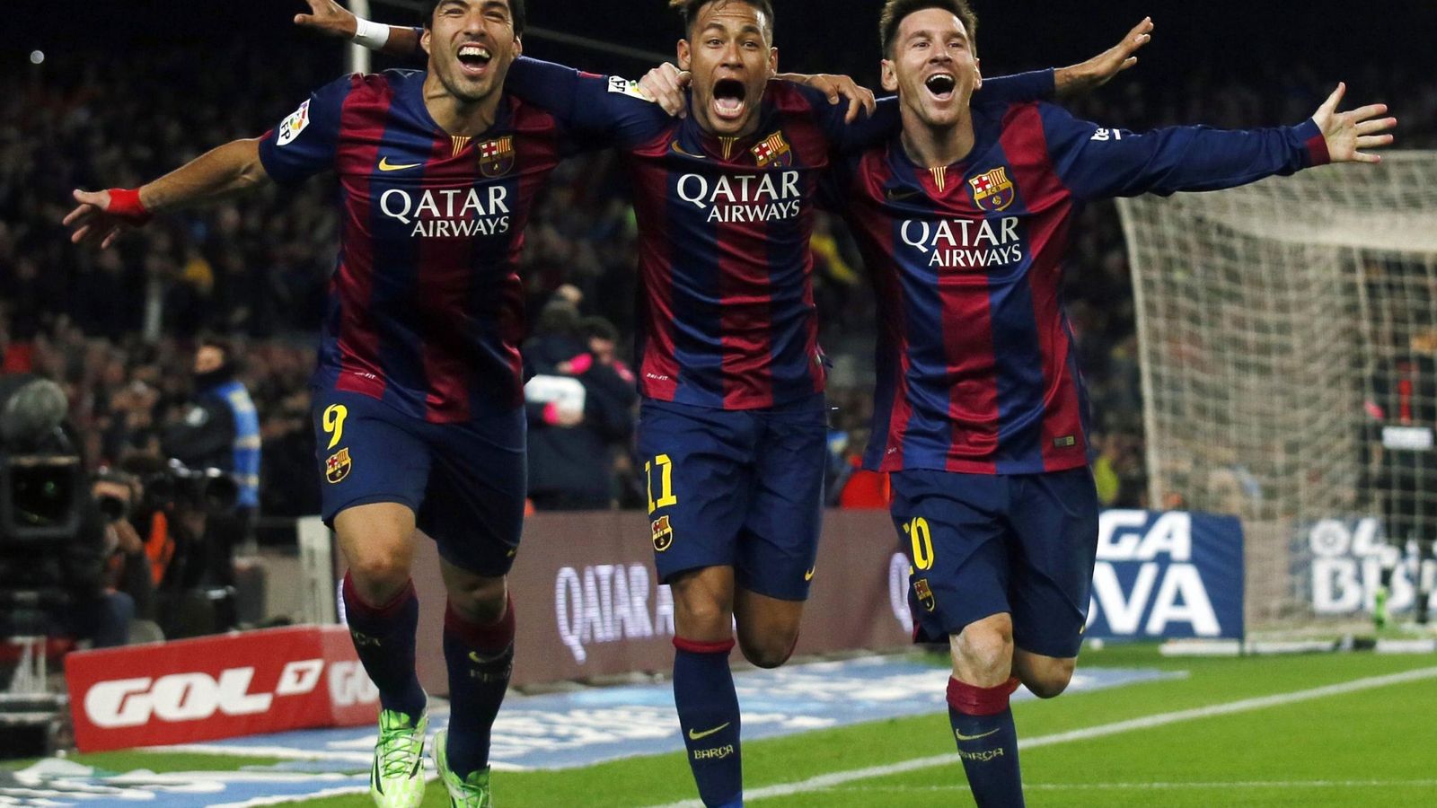 Foto: Luis Suárez, Neymar y Messi serán titulares ante el Eibar (Reuters).