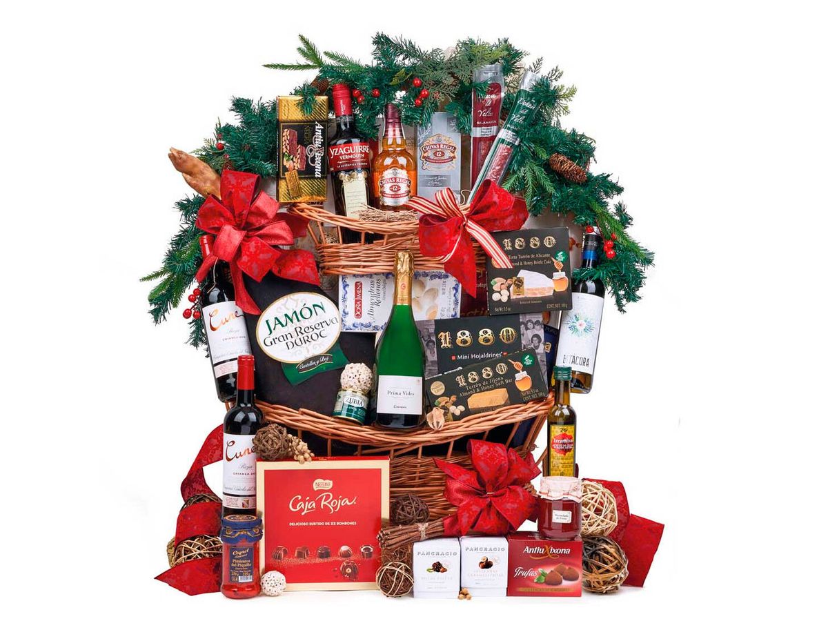 Gift Box Blanca Navidad Gourmet - Regalos de Empresa para Navidad