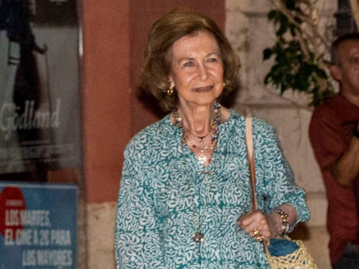 Foto: La reina Sofía, en su última salida con la familia real al cine. (EFE/Cati Cladera)