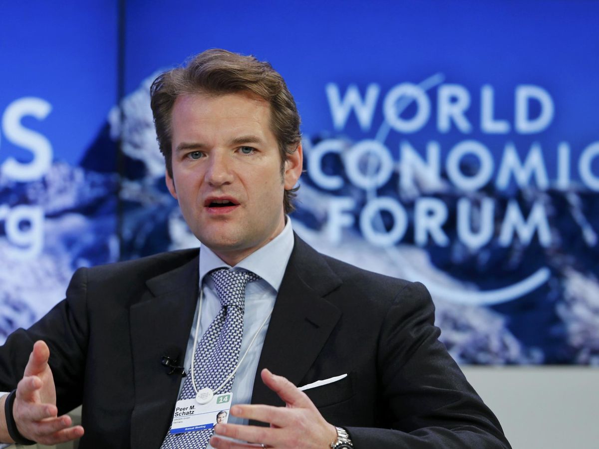 Foto: Schatz CEO de QIAGEN en Davos (Reuters)
