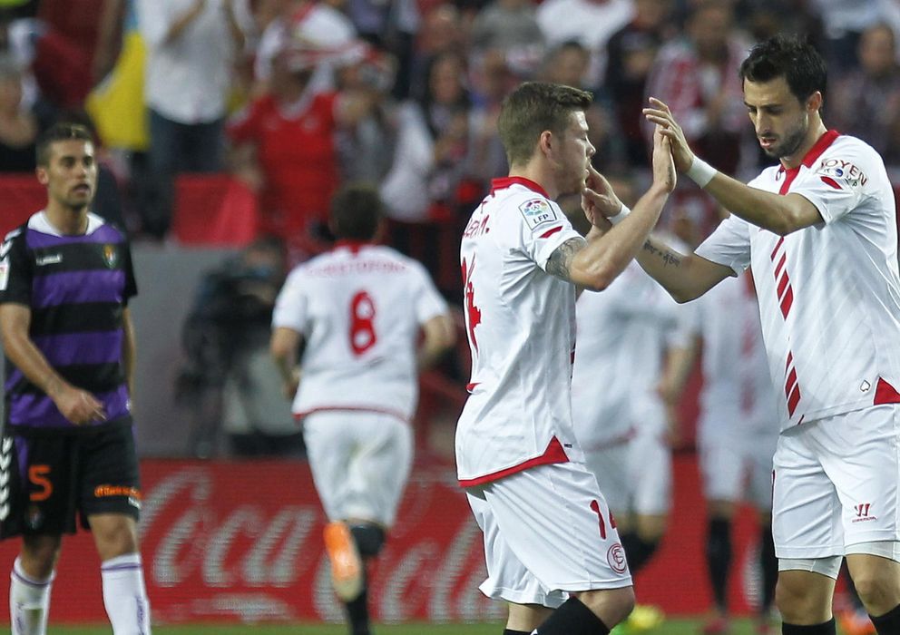 Foto: El Sevilla tiene una buena oportunidad de seguir haciendo historia en la Europa League (EFE)