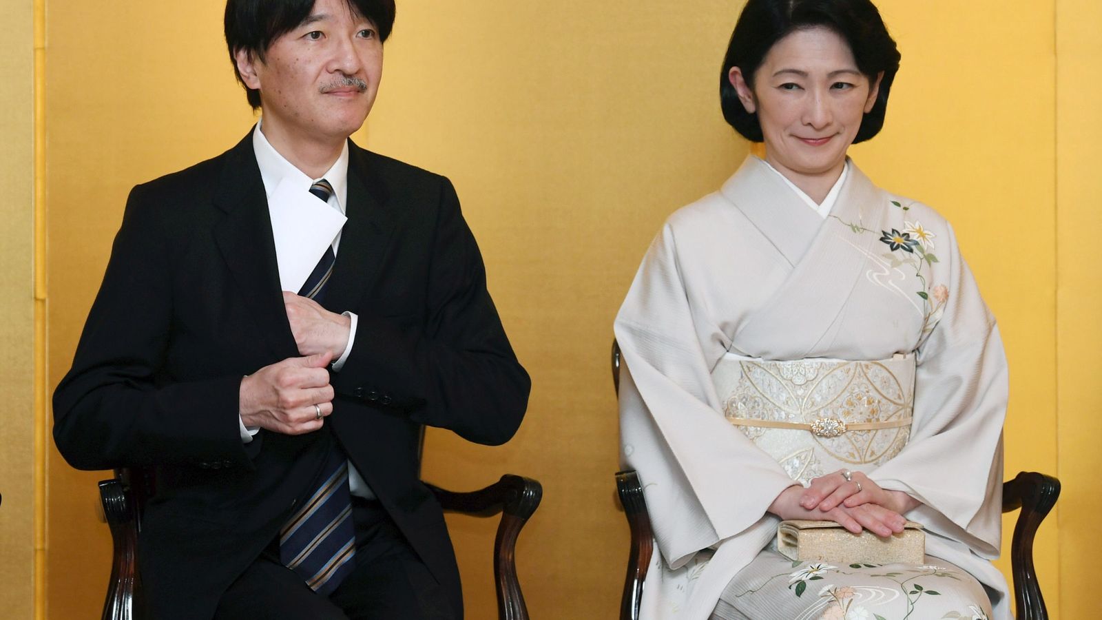 Foto: El príncipe Akishino y la princesa Kiko en una imagen de archivo. (Reuters)