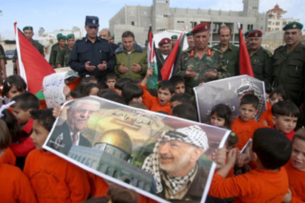 Foto: Nuevo enfrentamiento entre palestinos: seis muertos y casi cien heridos en el acto de homenaje a Arafat