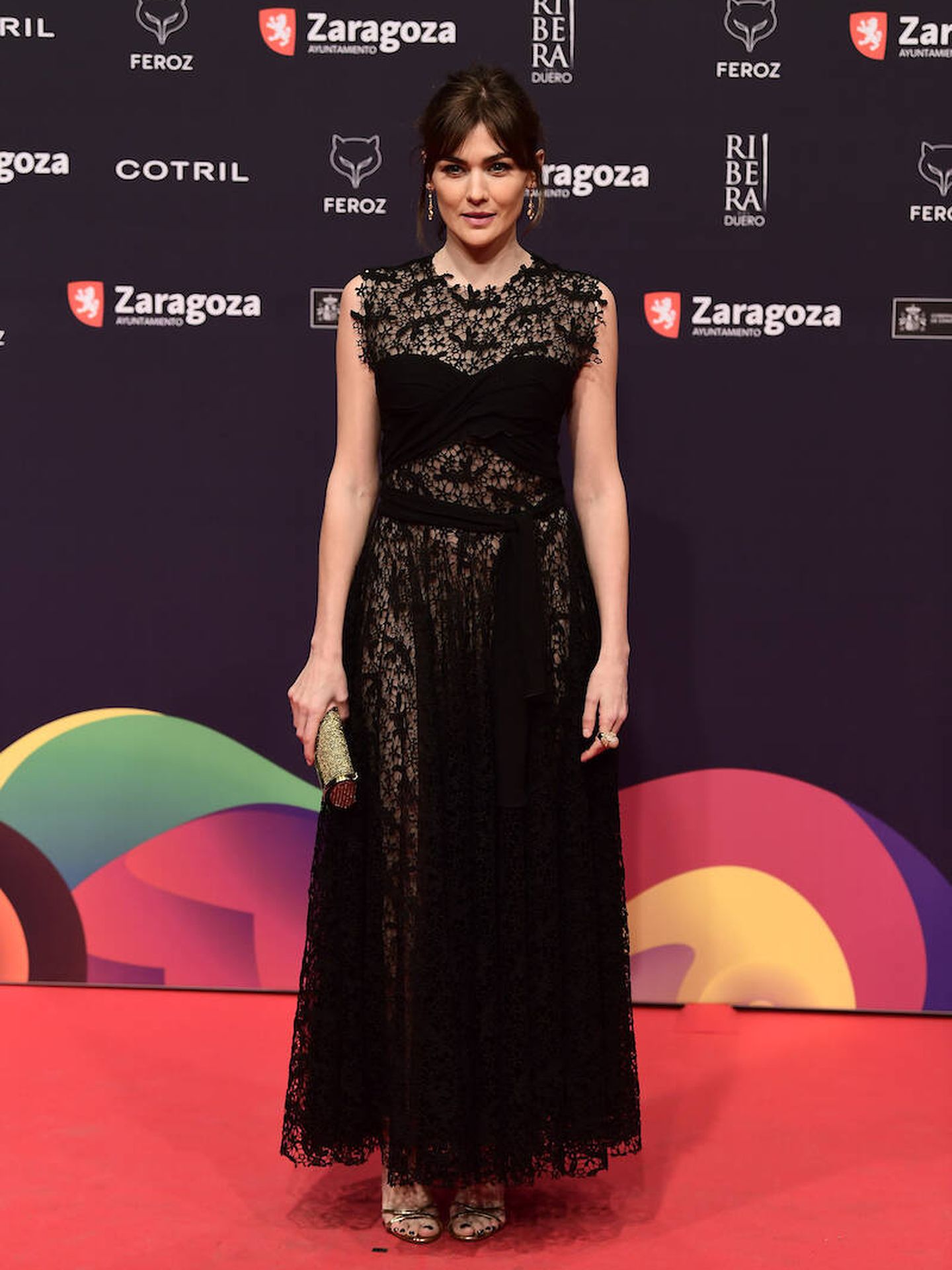 Marta Nieto en la alfombra roja de los Premios Feroz. (Limited Pictures/JG)
