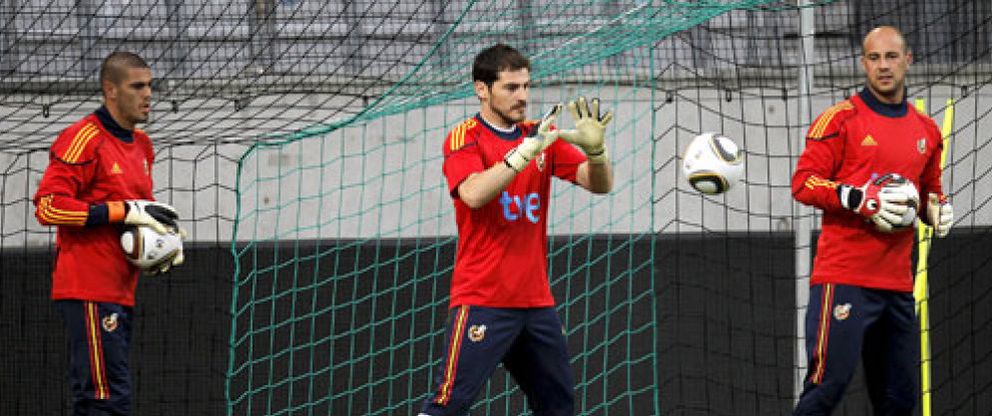 Foto: Valdés desmonta la teoría de la mala convivencia entre él, Casillas y Reina