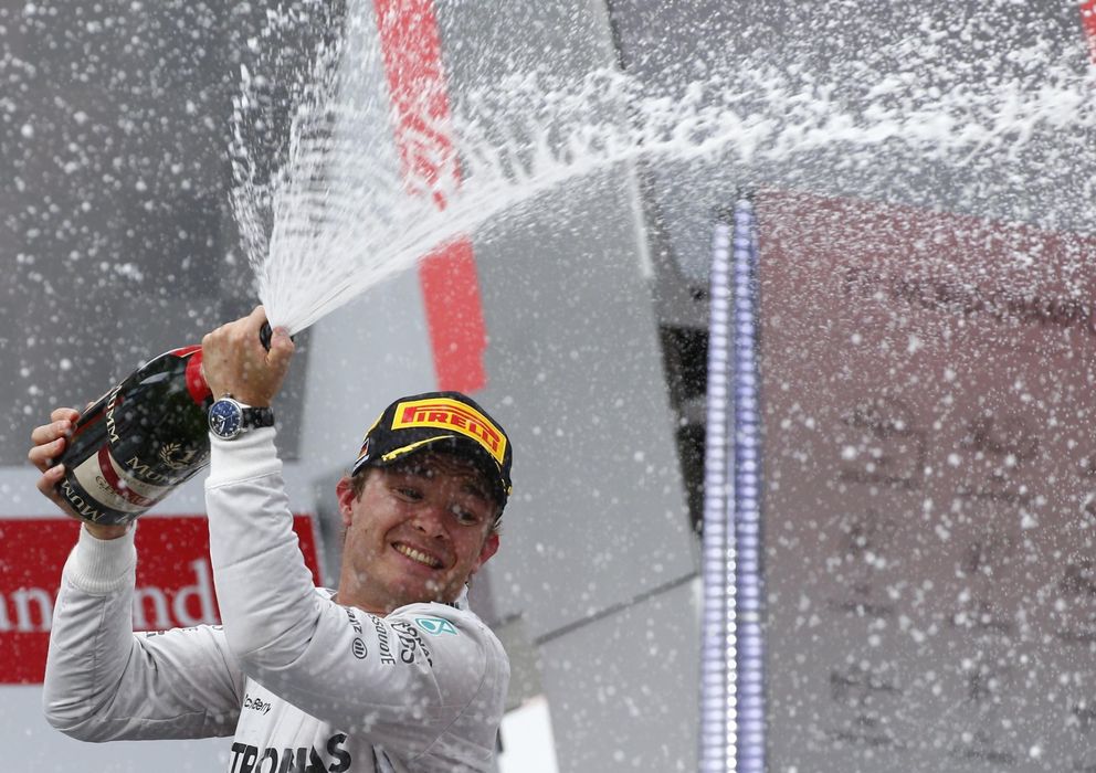 Foto: Rosberg celebra la victoria en el Gran Premio de Alemania. (Reuters)
