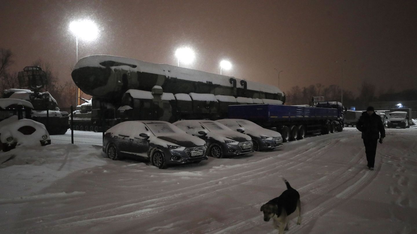Fotografía de un misil ruso Topol. (Reuters)