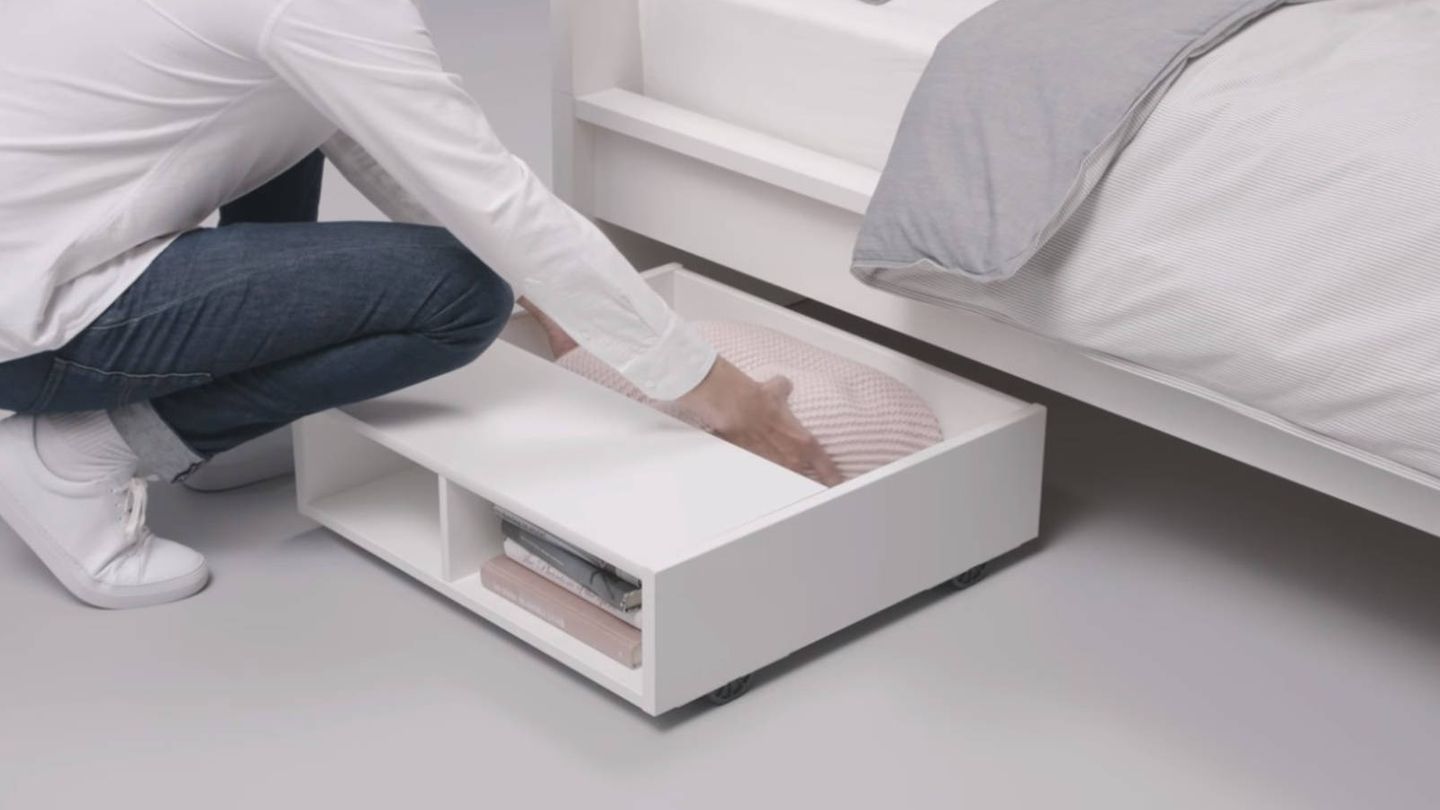 La práctica solución de Ikea para dormitorios pequeños. (Cortesía)