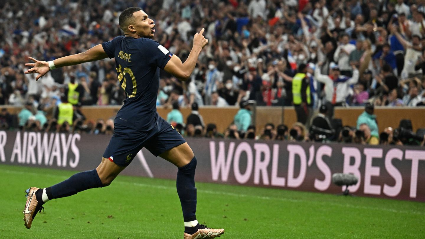 Mbappé, con Francia en la final del Mundial de Qatar. (Reuters/Dylan Martinez)  
