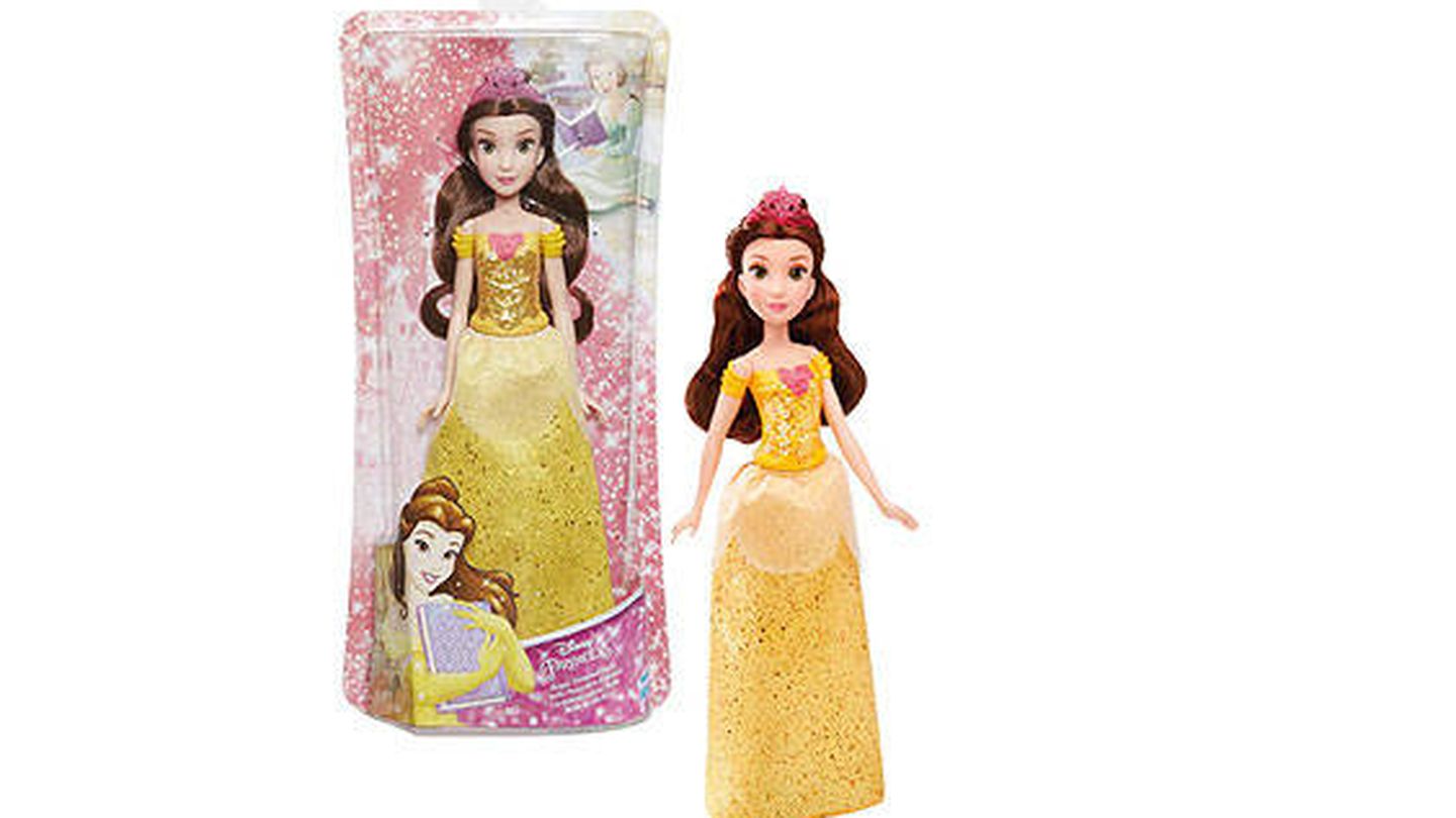 Muñeca Bella Brillo Real Princesas Disney (Hasbro)