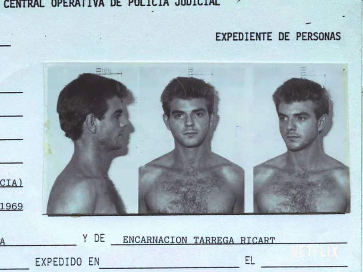 Foto: Ficha policial de Miguel Ricart. (EFE)