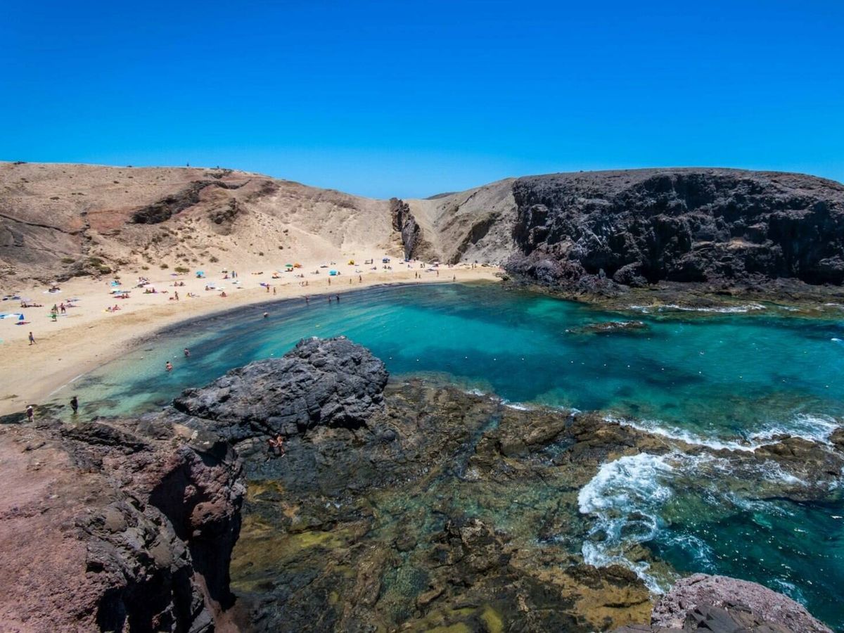 Foto: La playa del Papagayo de Lanzarote. (Turismo de Lanzarote)