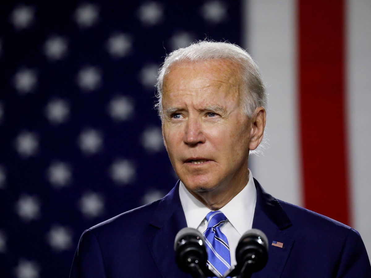 Foto: El demócrata Joe Biden, candidato a las presidenciales, en un acto en Delaware. (Reuters)
