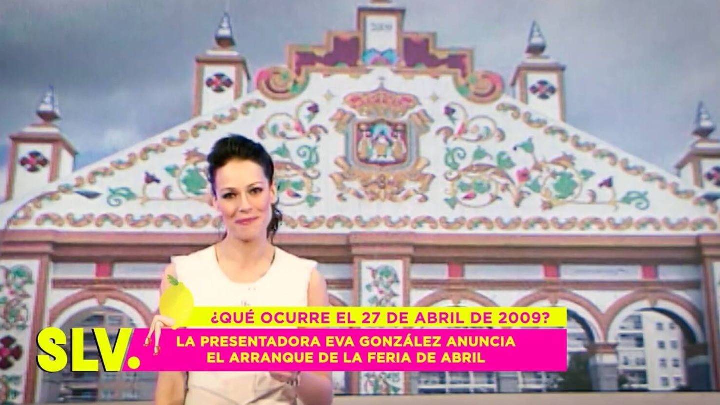 Eva González en 'El juego del euromillón'. (Mediaset España)