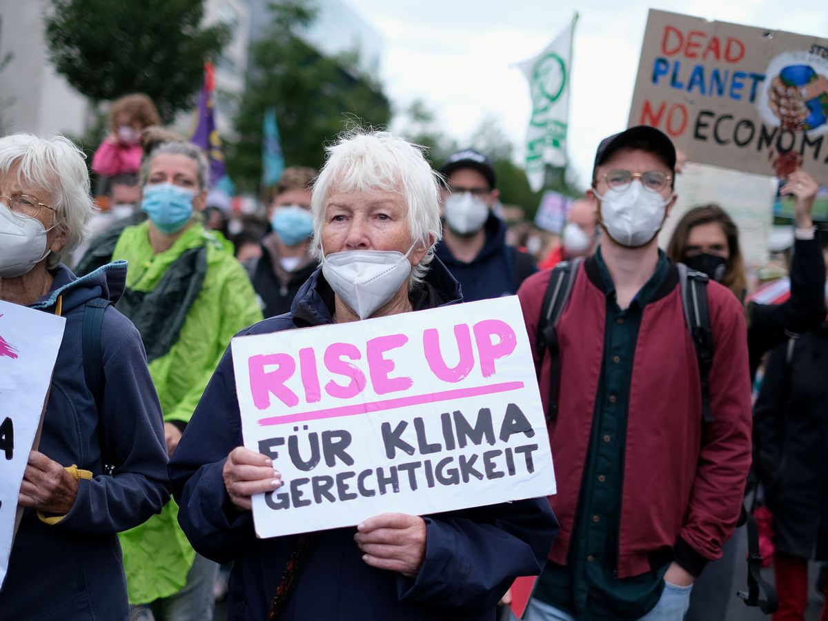 Foto: Manifestación ciudadana en Berlin para exigir más acción climática. (Reuters)