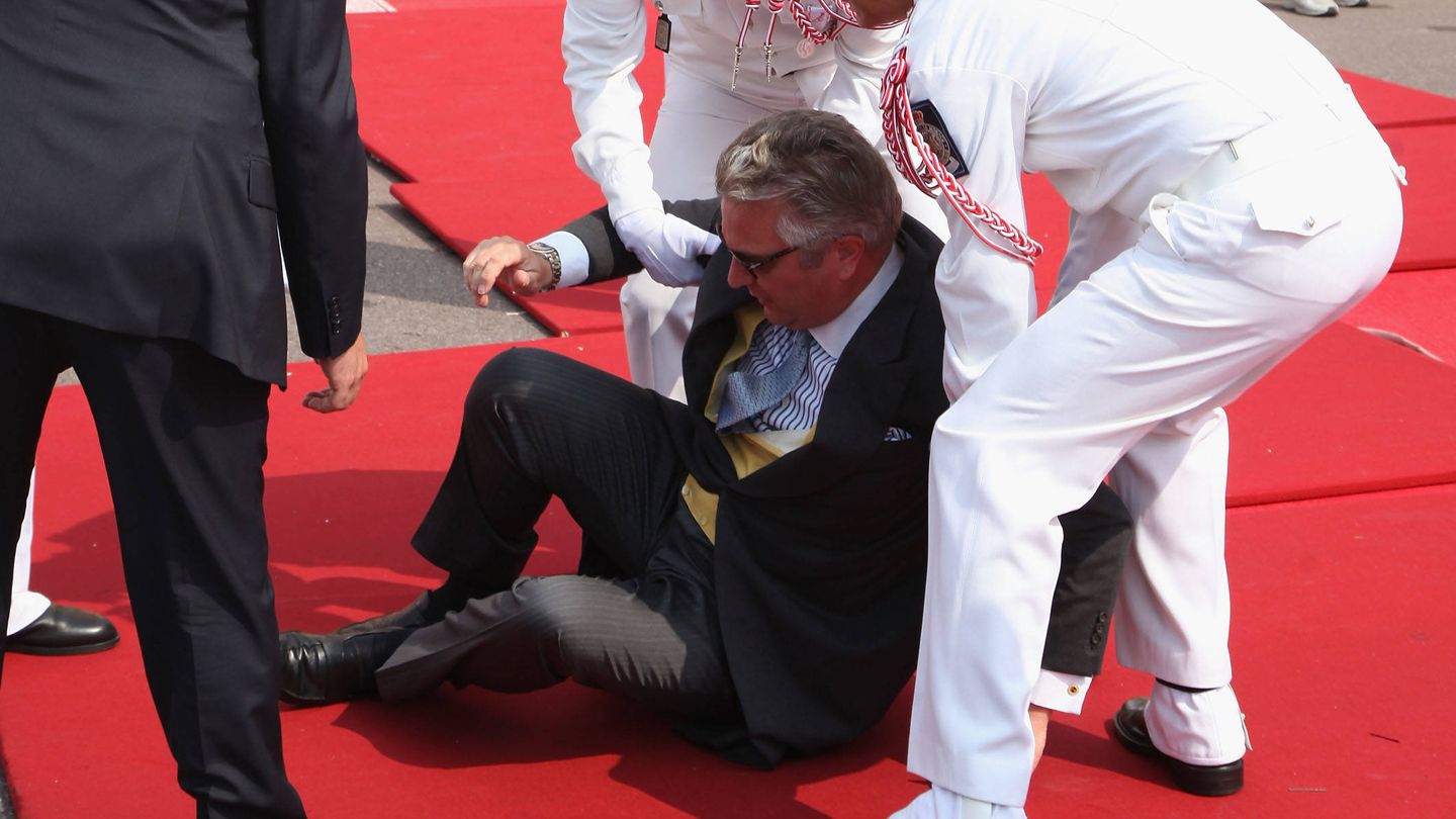 Laurent por los suelos de Mónaco. (Getty Images)