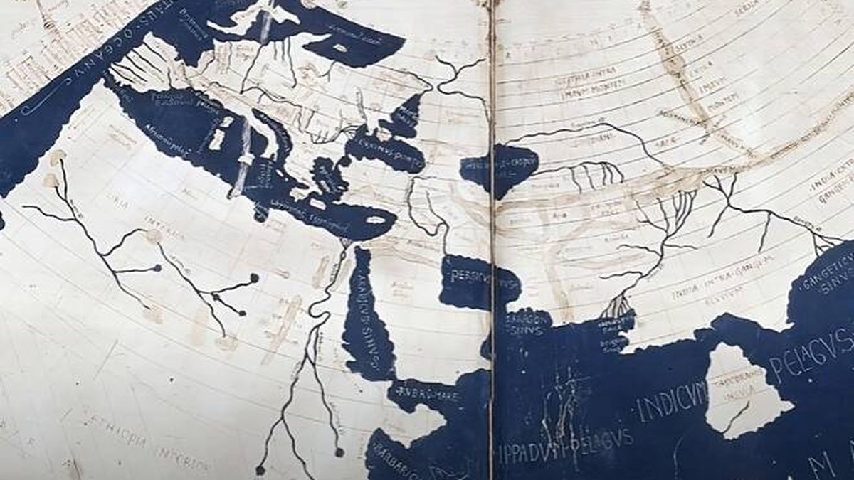 Así era la superficie de la tierra según los mapas de la antigüedad